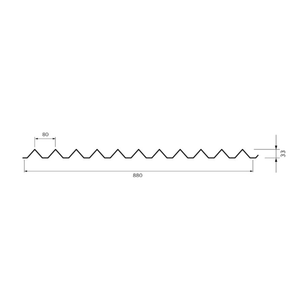 Архитектурный профлист - Пирамида С-33