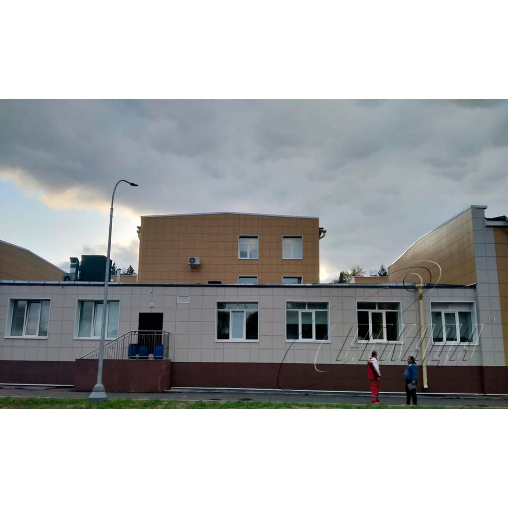 Обновление фасада школы в г. Клин