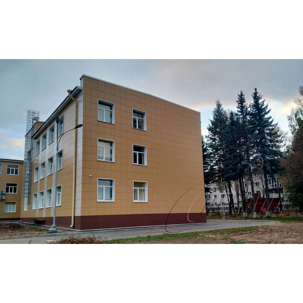 Обновление фасада школы в г. Клин